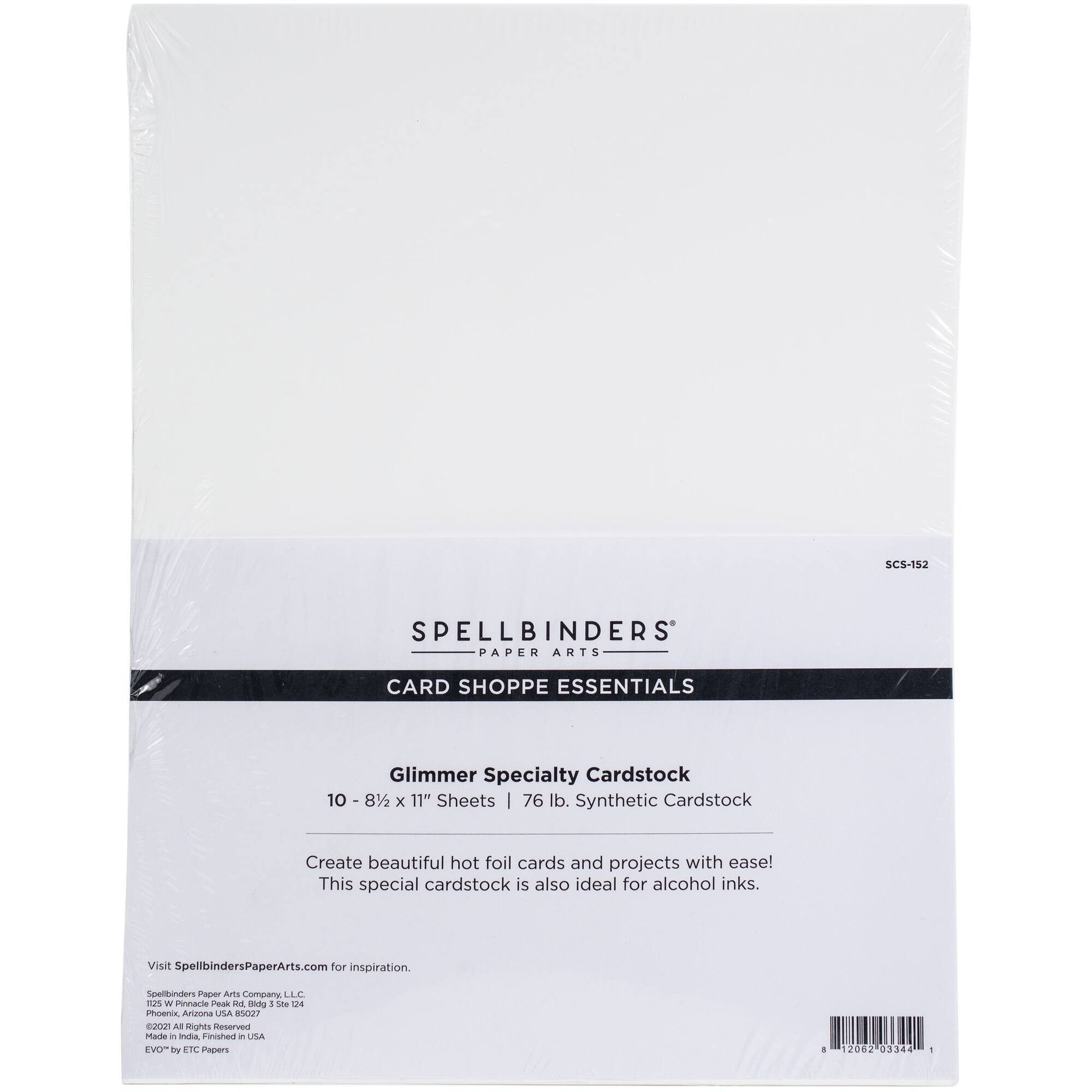 Spellbinders Glimmer Specialty Cardstock 8.5" x 11" 10 ct.